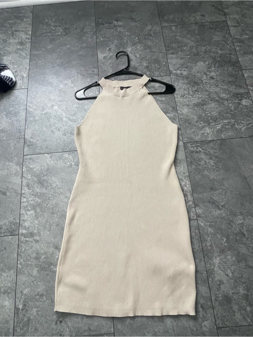 Sincerely Jules Tan Ribbed bodycon Dress